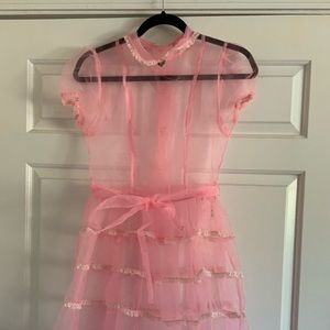 Sugar Thrillz pink babydoll dress